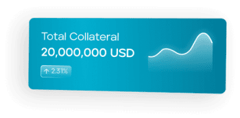 Total Collateral Widget from Ion Protocol dashboard