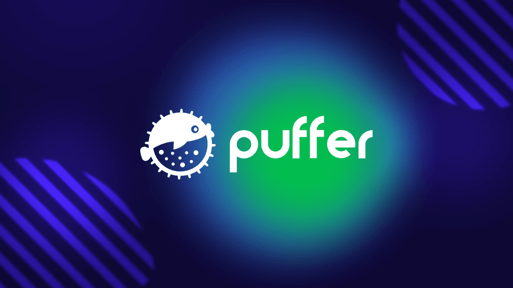Puffer Banner for Ion Protocol Blog blue green and purple horizontal