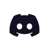 Discord White Icon rounded corners transparent png
