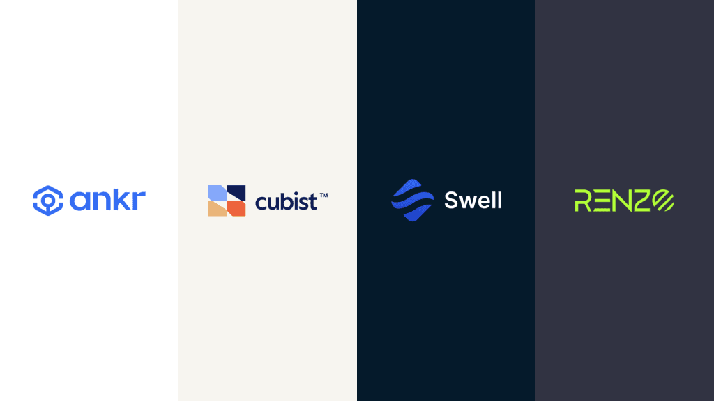 AMA Recap with Ankr, Cubist, Swell, Renzo Banner for Ion Protocol Blog blue black white grey green beige horizontal
