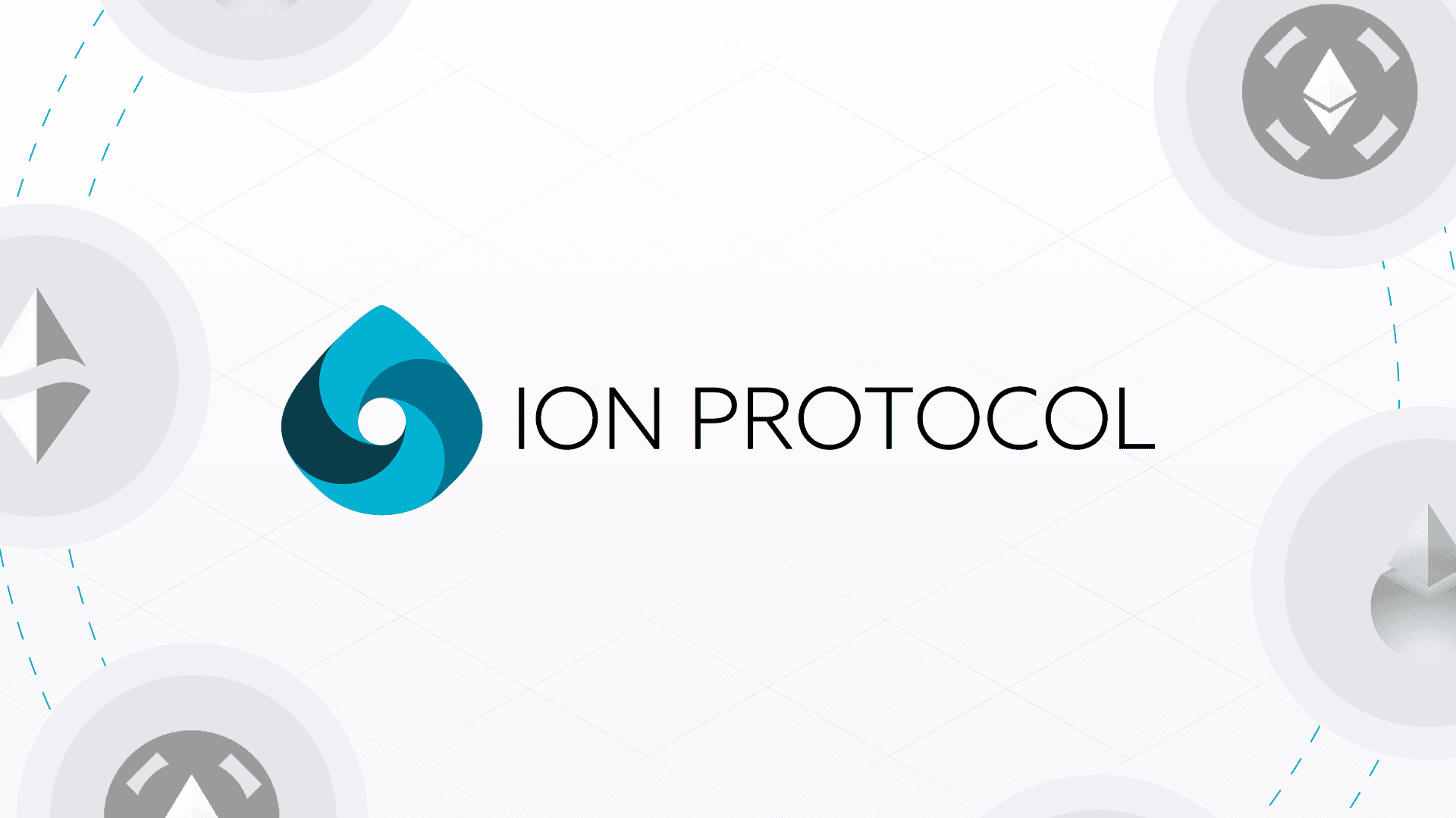 Banner Ion Protocol, blue and white, design, crypto, Securely scaling Ion Protocol Mainnet Whitelisting, ETHx, swETH, Lido, wstETH