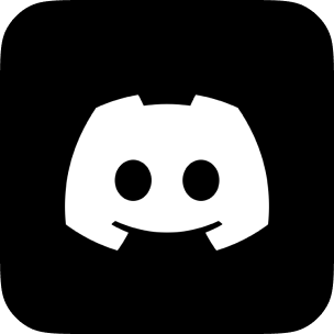 Discord Black Icon rounded corners transparent png