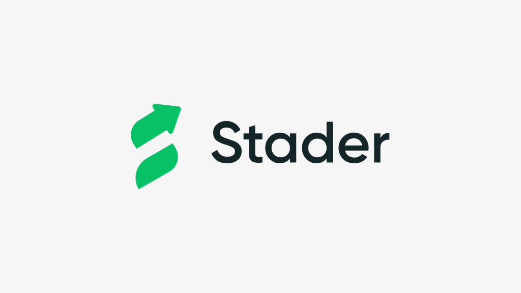 Stader Banner for Ion Protocol Blog green black and white horizontal