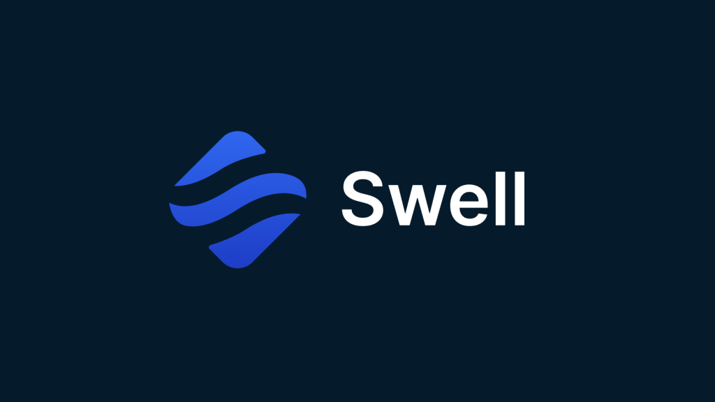 Swell Banner for Ion Protocol Blog dark and light blue and white horizontal